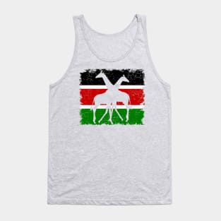 Kenya-Flag with Giraffes Tank Top